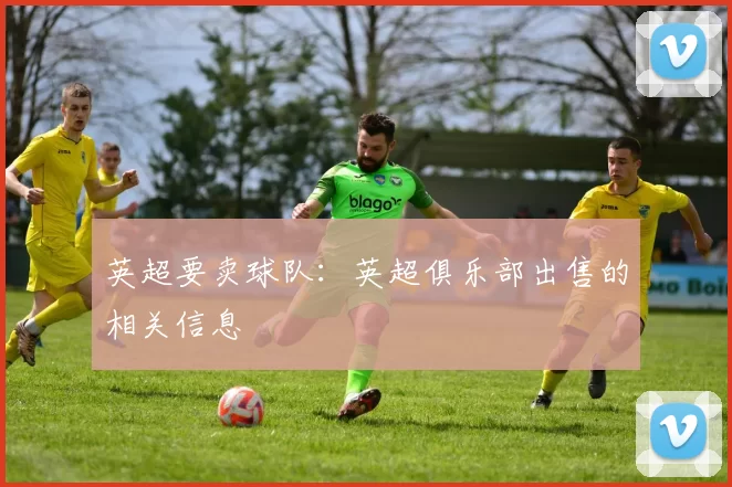英超要卖球队：英超俱乐部出售的相关信息